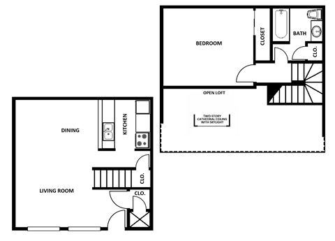 Eden West - 1 Bed - 1 Bath - 800 sq ft